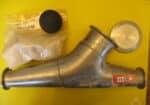 Used SS Y-Valve w/ Triclover Ferrules - Package