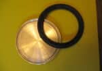 2 inch COVER WITH GASKET for Used SS Y-Valve w/ Triclover Ferrules - Package