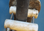 DTCA-0073 F -- used Surge drain assembly, for 1 1/2 inch hose or pipe