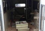 Used Pick-up Truck Tool Shop Topper (inside view)