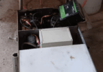 Used Future Cow Teat Scrubber (inside view)