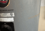 Used Ruud Commercial Electric Water Heater -- installed January 2022