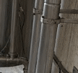 stainless steel milk filter cases (two)