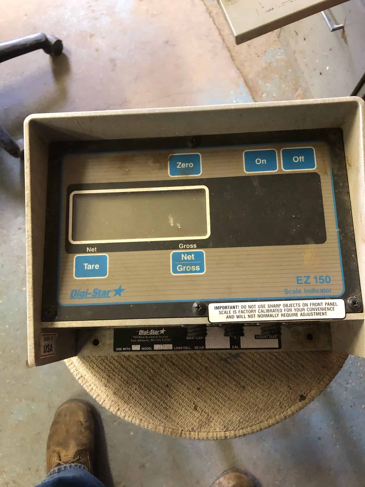 Used Digistar EZ 150 Scale Head Dairy Train Classifieds