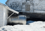 Used 1000 Gal. Surge Bulk Tank -- bulk headed