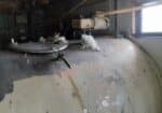 Used Surge 1250 Gal Tank -- inside view of bulkhead
