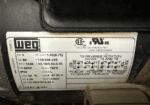1 Hp Weg single phase motor