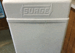 Used Surge Filter Dispenser