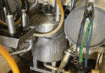 Receiver Group with stainless steel jar, trap, milk pump, filter