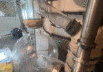Used Boumatic Receiver Group with Glass Jar