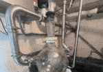 Used Boumatic Receiver Group with Glass Jar